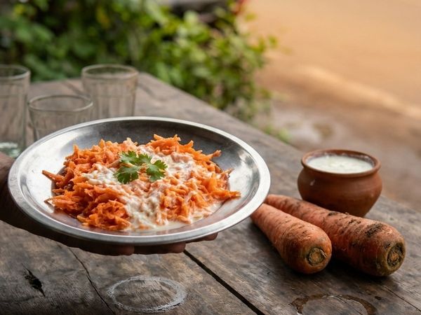 Carrot Curd Chaat at Sai Healthy Corner, Ulhasnagar