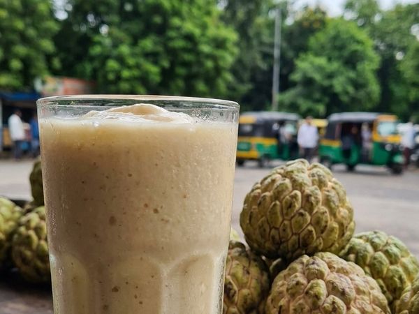 Custard Apple (Sitaphal) at Sai Healthy Corner, Ulhasnagar