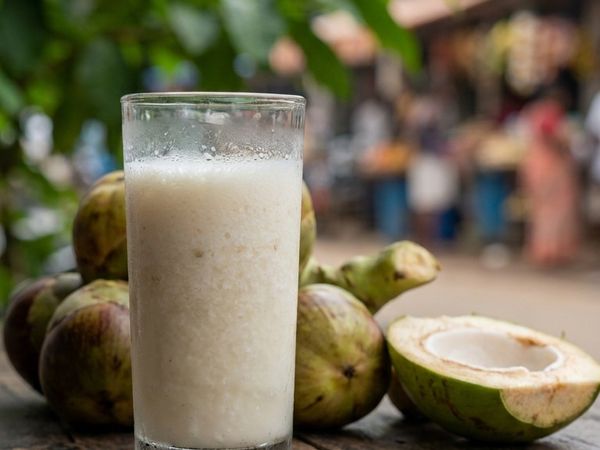 Ice Apple (Tadgola) in Coconut Water at Sai Healthy Corner, Ulhasnagar