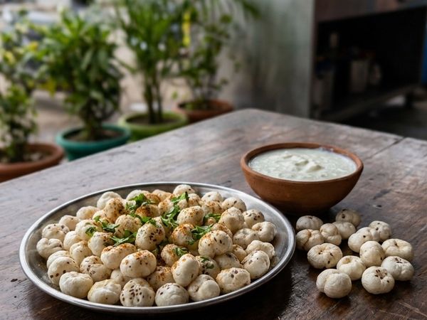 Curd Makhana Chaat at Sai Healthy Corner, Ulhasnagar