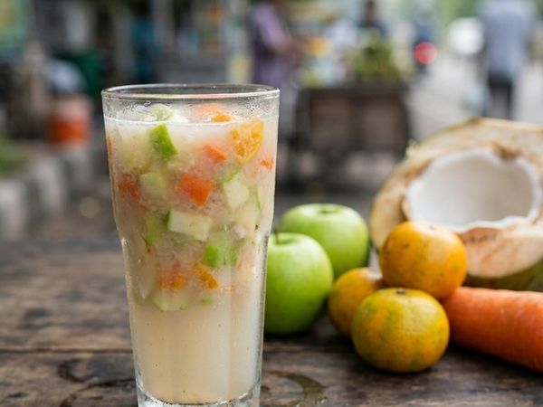 Mini Orange, Green Apple & Carrot in Coconut Water at Sai Healthy Corner, Ulhasnagar