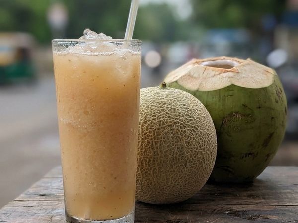 Muskmelon in Coconut Water at Sai Healthy Corner, Ulhasnagar