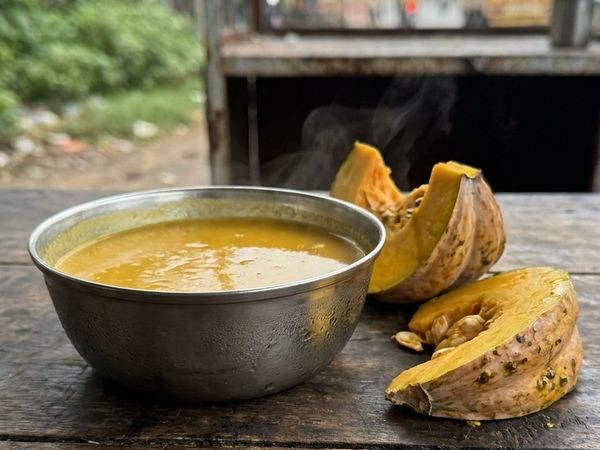 Pumpkin Soup at Sai Healthy Corner, Ulhasnagar