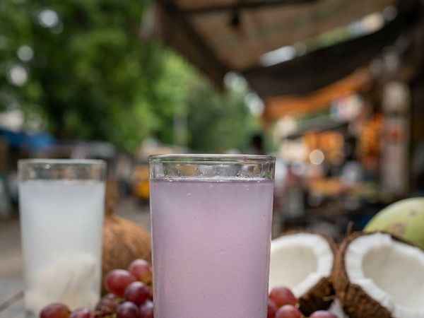 Red Grapes in Coconut Water at Sai Healthy Corner, Ulhasnagar