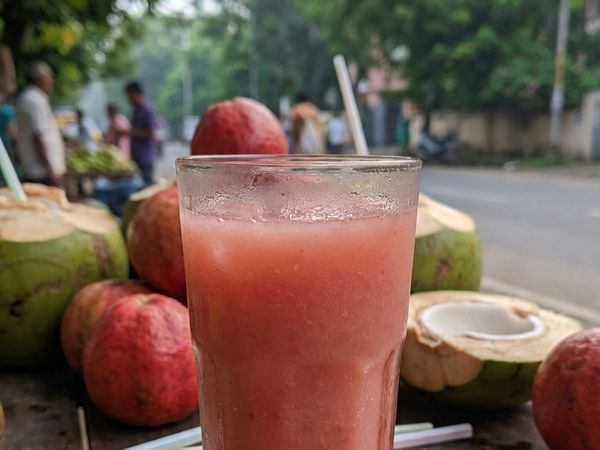 Red Guava in Coconut Water at Sai Healthy Corner, Ulhasnagar