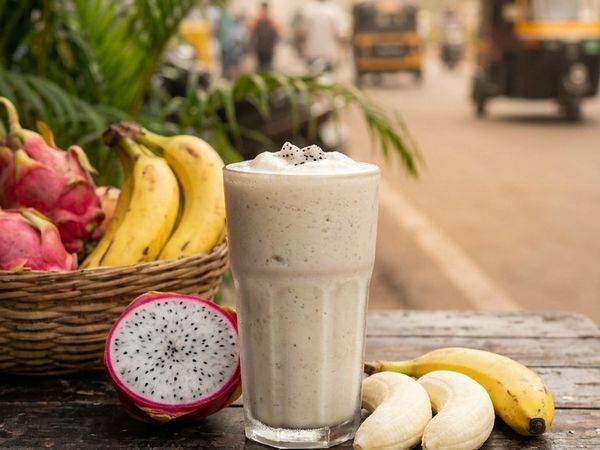 White Dragon Fruit & Banana at Sai Healthy Corner, Ulhasnagar