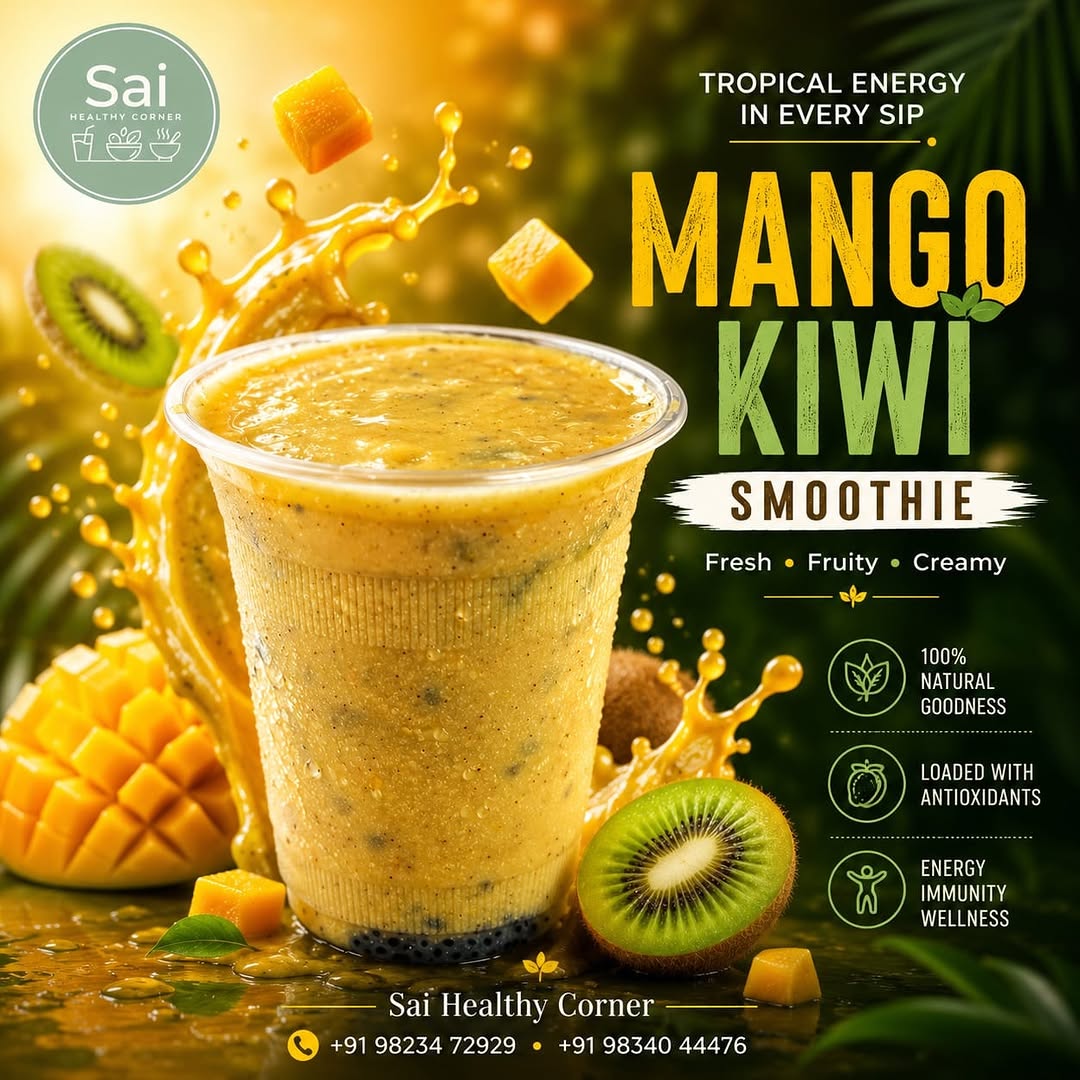 Mango kiwi smoothie