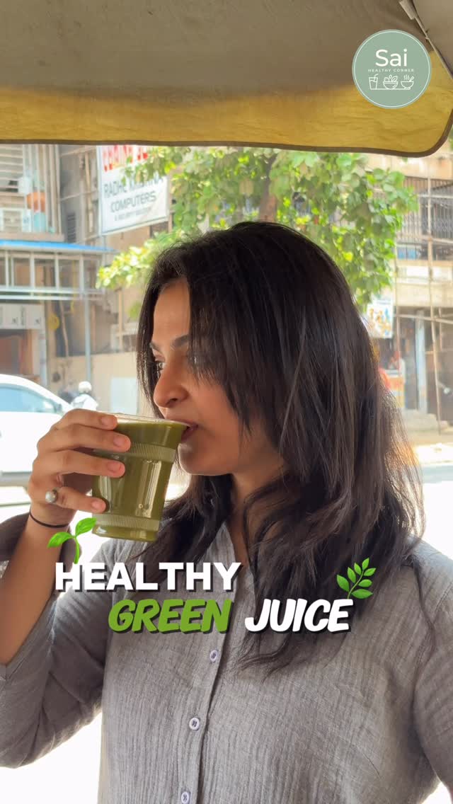 Healthy green juice